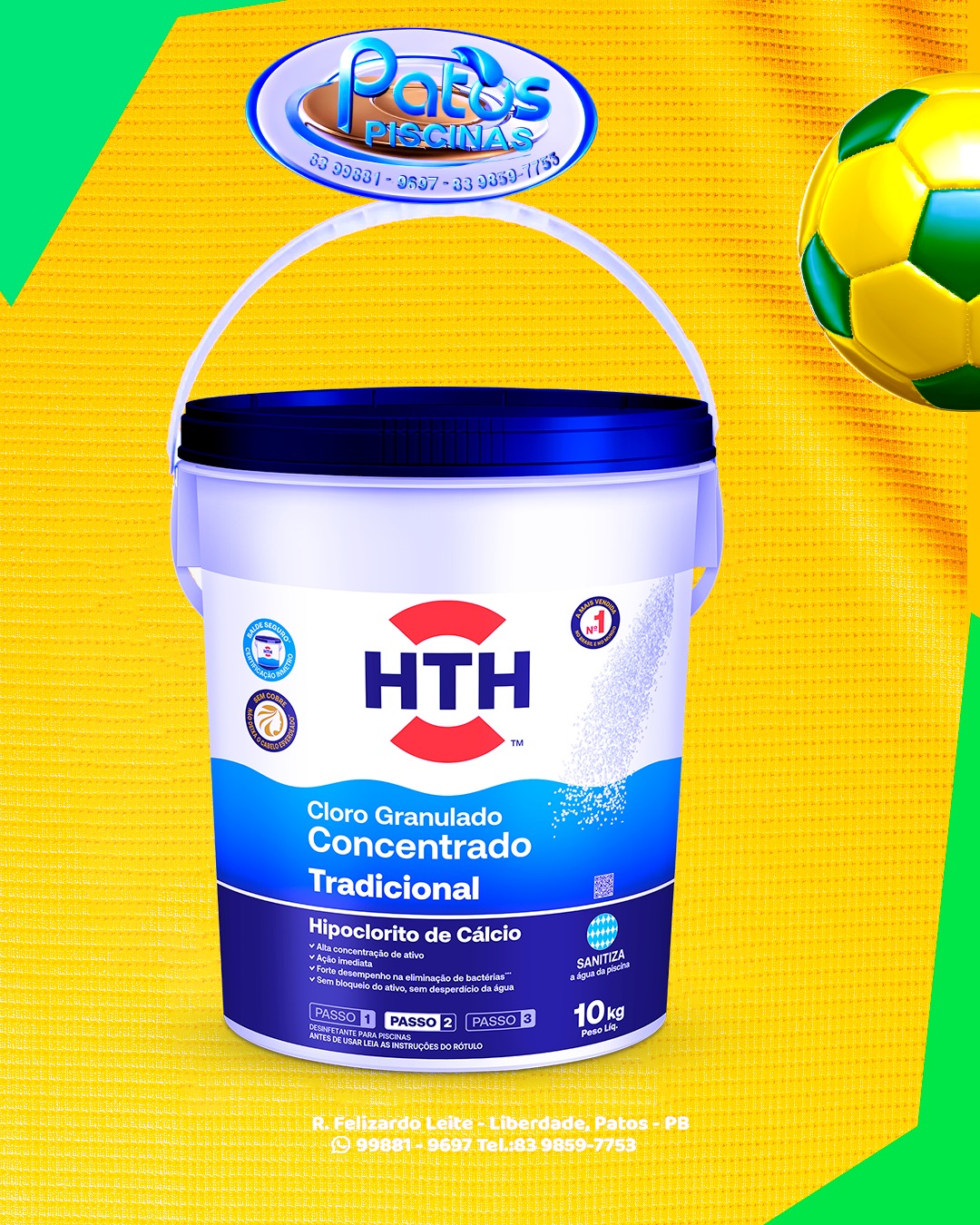 Cloro HTH 10 KG